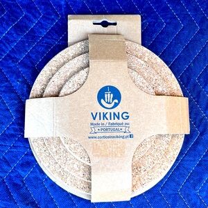 Trivets Portuguese Cork Set Of Three NWOT